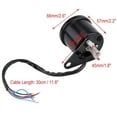 thumbnail image 3 of Motorcycle Speedo Tach, LCD Display Motorcycle Speedometer Motorbike Tachometer Speed Gauge 160KMH DC12V, 3 of 5