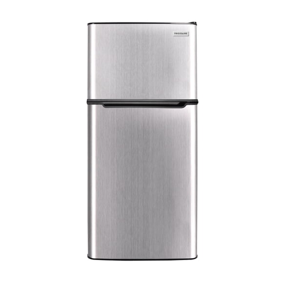 Réfrigérateur compact rétro Frigidaire 4,5 pi³ avec compartiment congélateur, mini-réfrigérateur platine pour chambre, dortoir, bureau, appartement
