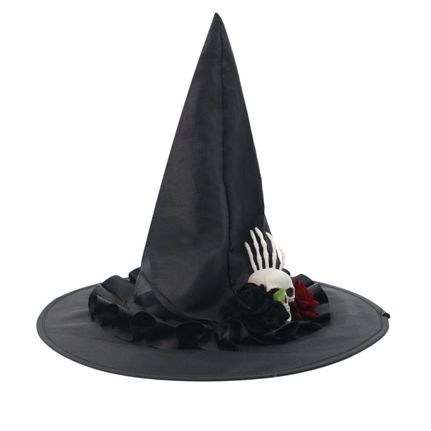 Sombrero de bruja de Halloween Accesorio para disfraz de adulto Fiesta Tema de brujería Cosplay