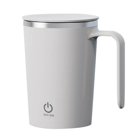 Binwennn Vintage Soup Mug Set Austok Self Stirring Coffee Mug Stainless Steel Automatic Mixing Cup USB Rechargeable Self Stirring Coffee Mug Portable Self Mixing Coffee Cup For Home