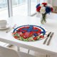 thumbnail image 5 of CaiYueKe Independence Day Placemats Set of 4, 14x14 inch Round Printed Non Slip Placemats, Patriotic Red White Blue Stars Table Mats, Washable Heat Resistant Kitchen Dining Decor, 5 of 8
