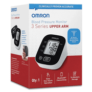 OMRON 3 Series Upper Arm Blood Pressure Monitor with Arm Cuff – Home Use BP Monitor