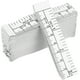 thumbnail image 2 of 25 uds cinta métrica de papel reglas de medición médica regla de medición de heridas desechable 1 metro/40 pulgadas, 2 of 4