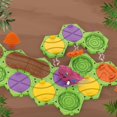 thumbnail image 4 of backtonatureau Dinosaur Road Puzzle maze Road Building juguetes lógicos para cumpleaños Marrón Baoblaze Rompecabezas, 4 of 7
