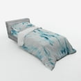 thumbnail image 3 of Ambesonne Nature Bedding Set 4 Pcs, Grunge Marble Effect, Queen, Cadet Blue Seafoam, 3 of 3