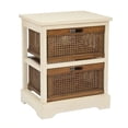 thumbnail image 1 of Safavieh Saule 2 Tiroirs Armoire de Rangement en Blanc, 1 of 5