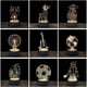 thumbnail image 5 of 3D LED Luz cálida Luz de noche USB Escritorio Dormitorio Luz LED Regalo para habitación de niños Luz de decoración creativa - Conejo 3D JAMW Sencillez, 5 of 5