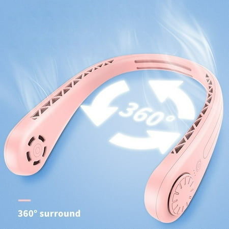 

JIQI Neck Fans Rechargeable Wearable USB Fan Bladeless Mini Fan