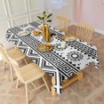 thumbnail image 3 of Rectangle Waterproof Tablecloth 60×102 Inch, Bohemia Style Reusable Indoor/Outdoor Durable Table Cover for Party Kitchen Dinner Room Decor, 3 of 6