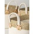 thumbnail image 2 of Sullivans Set of 3 Basket 13"H, 12.5"H & 10.5"H White, 2 of 5