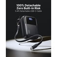 thumbnail image 2 of INIU Laptop Power Bank, 25,000mAh Portable Charger with Triple 100W USB-C Ports, Travel Charger for MacBook, iPad, Tablet, Steam Deck, iPhone 17/16 Series, Samsung and More, Black, 2 of 8