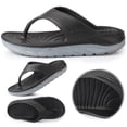 thumbnail image 3 of Sin Cordones Cómodas Chanclas para Hombre Ligeras Antideslizantes Secado Rápido, 3 of 9