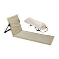 thumbnail image 3 of Colchoneta plegable para silla de playa con soporte para la espalda, para acampar al aire libre, portátil Beige, 3 of 9