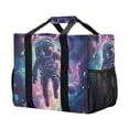 thumbnail image 5 of FORMRS Tote Bag for Women Large Capacity Canvas Travel Foldable Carry On Shopping Handbag, Astronaut Pattern, 5 of 8