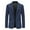 Navy, variant on Men's Blazers & Suit Jackets Mens Suit Slim Fit One Button Solid Tuxedo Acket Business Suits Wedding Party Homecoming Suits for Men Sky Blue S