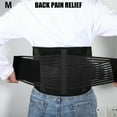 thumbnail image 7 of Unique Bargains Breathable Back Brace Lumbar Support Mesh Design Adjustable Support Straps Lower Back Brace Black Size M, 7 of 7