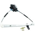 thumbnail image 3 of Window Regulator Compatible For 2004-2009 Mazda 3 2009 Sport Rear, Left Driver Sedan Hatchback Power With Motor, 3 of 5