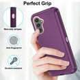 thumbnail image 5 of Asuwish Compatible with Samsung Galaxy S25 5G Phone Case Hybrid Rugged Shockproof Hard Protective Drop Proof Full Body Heavy Duty Mobile Cell Cover for S 25 25S G5 Women Men Purple, 5 of 9