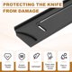 thumbnail image 3 of Cubierta de cuchillo universal Uxcell, funda protectora de cuchillo para guardia de hoja de cuchillo para cocina, comedor 7" 2, 3 of 7