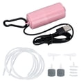 thumbnail image 2 of Spencer USB Fish Oxygen Air Pump Aquarium Ultra Quiet Oxygen Pump with 2 Outlet for Fish Tank, Pink, 2 of 8