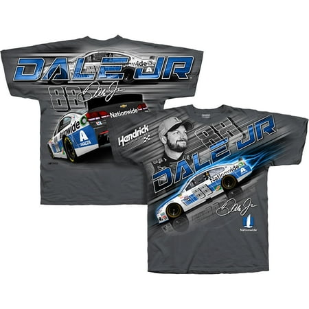 - Dale Earnhardt Jr. Total Print T-Shirt - Charcoal