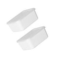 thumbnail image 1 of Dalazy Contenant Alimentaire Compatible Micro-Ondes - Facile à Localiser, Empilable, Compatible Micro-Ondes, Qualité Alimentaire, Hermétique, Blanc Lacté, 2 Pcs, 1 of 6