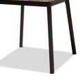 thumbnail image 4 of Baxton Studio Marcus Modern Industrial Oak Brown Finished Wood and Black Metal 4-Piece Dining Chair Set, 4 of 6