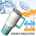 thumbnail image 3 of Romantic Gift for Dad Husband, Best Dad Ever 40oz Tumbler, Stainless Steel Insulated Cup with Lid & Straw, Valentine's Day, Father's Day, Birthday, Christmas Present from Wife Kids, 3 of 5