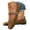 Brown, variant on Suede Ballet Flats Shoes for Women Comfortable Square Toe Mary Jane Dressy Casual Wide Width Ballerina Shoes with Buckle Coffee 7