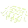 thumbnail image 4 of 1 Ensemble Autocollants Muraux Note Lumineuse Autocollants Muraux Note de Musique Lumineuse, 4 of 7