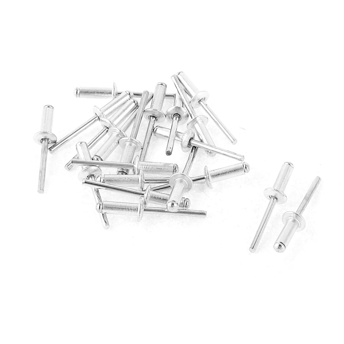 20 Pcs Aluminum 4.5mm Dia Mechanical Lock Type Self-plugging Rivets