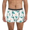 thumbnail image 4 of Wukai Turtles And Seahorses Print Men’s Underwear Breathable Boxer Briefs,&nbsp;Moisture Wicking & Breathable-Large, 4 of 7