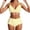 C-Yellow605, variant on DHFJKG Women's Bikini Set Cute Ruffle Trim Striped 2 Piece Swimsuits High Waist Tummy Control Bathing Suit Stylish Beachwear
