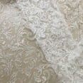 thumbnail image 3 of Paillettes Poudre Sequins Floral Transparent Dentelle Tulle Tissu Robe de Soirée Robe de Performance Tissu de Couture 0.5yard, 3 of 7