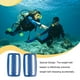 thumbnail image 5 of Eigraketly 2 uds cinturón de peso Keeper plástico nuevo deslizador de larga duración tapón Universal reemplazo buceo al aire libre esnórquel Deportes acuáticos Azul Eigraketly  OD030452-03B, 5 of 6