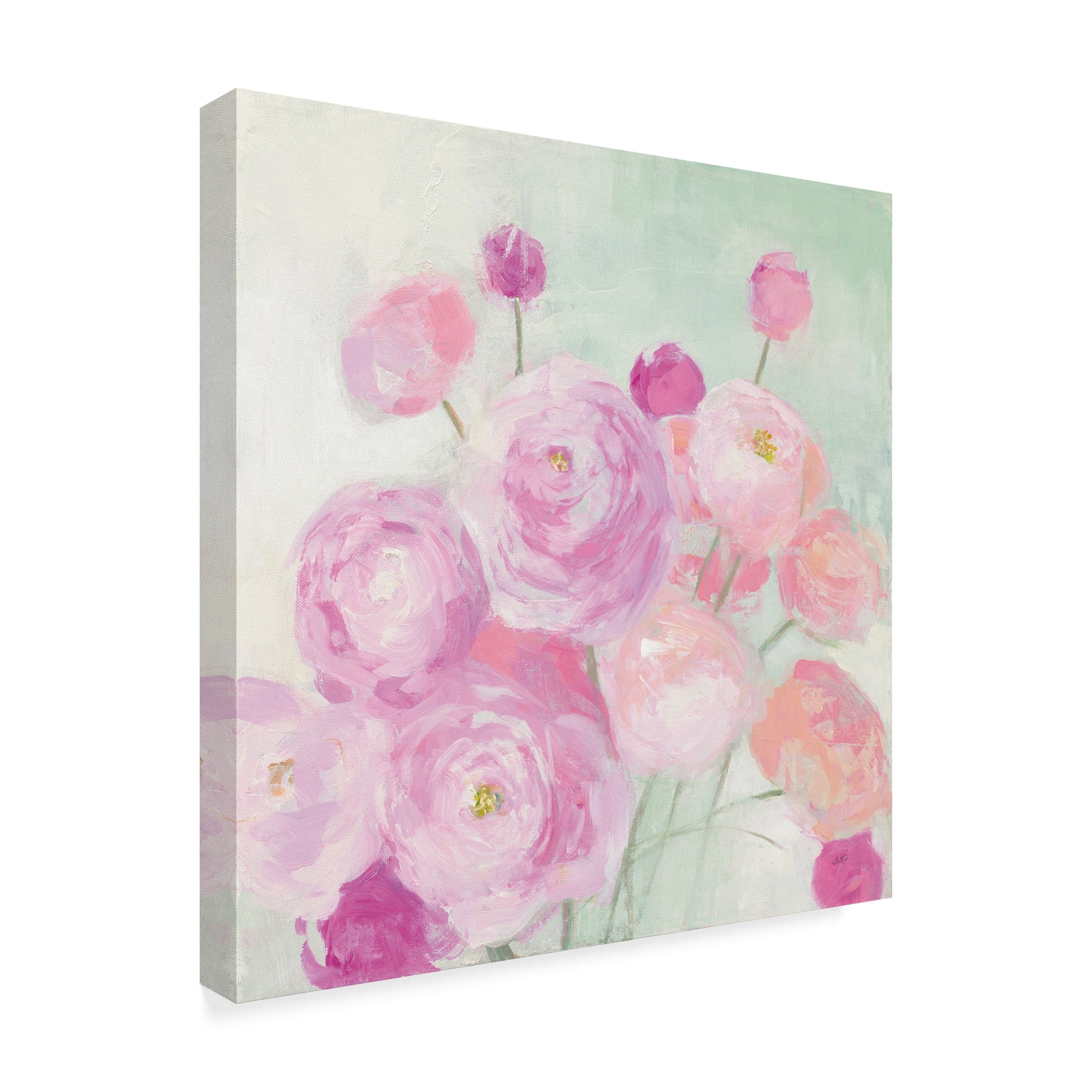 Trademark Fine Art 'Soft Ranunculus' Canvas Art by Julia Purinton