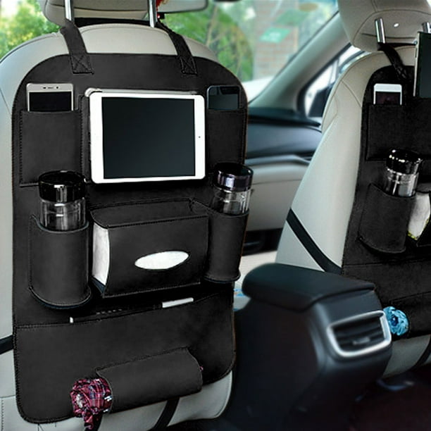 Soatuto Auto Car Seat Back Leather, How To Install Car Seat Organizer