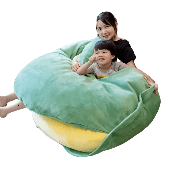 AUQ Body Pillow,Unique Turtle Design Body Pillow for Kids,Comfortable Feel Plush Gift Big Pillows for Bed