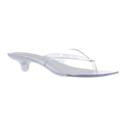 Women's Jelly Flip Flop Kitten Heel Sandals