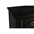 thumbnail image 2 of New Classic Furniture Tamarack 5-Drawer Transitional Wood Chest in Black, 2 of 5