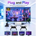 thumbnail image 3 of 2026 Game Console, 128GB, 4K Plug and Play TV Gaming System with 2 Wireless Controllers for Family Entertainment, 3 of 7