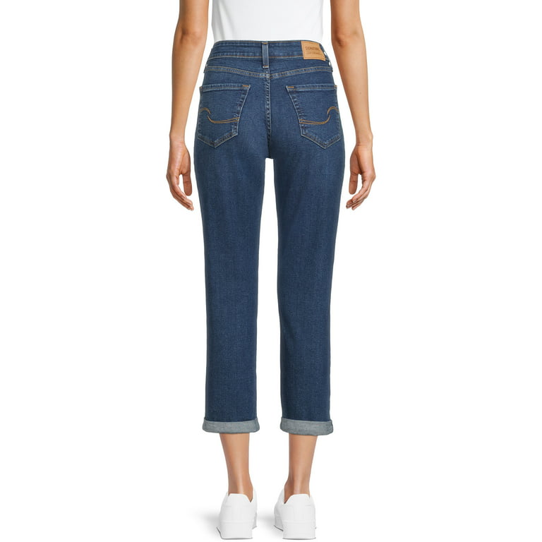 Signature by Levi & Co.™ Women's Mid Rise Slim Fit Boyfriend Jeans - Walmart.com