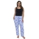 thumbnail image 5 of Pijama Lounge Pants Disney Eeyore Clouds para mujer, color azul, talla L, 5 of 9