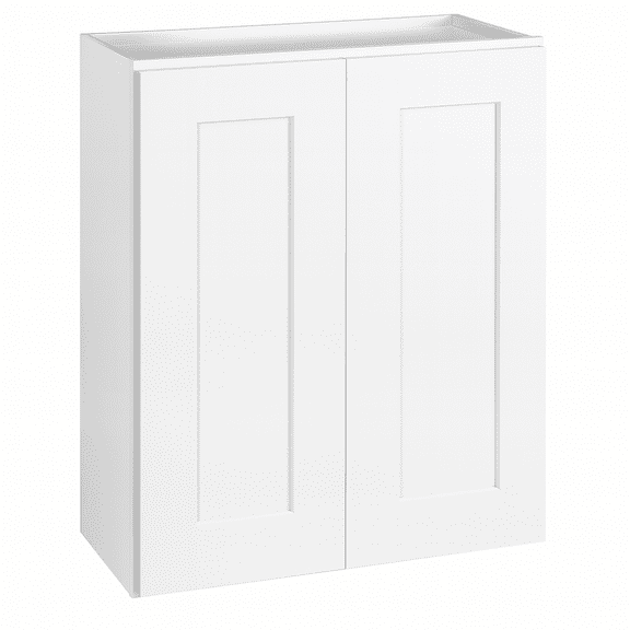 Design House Brookings Ready to Assemble Shaker Tall Kitchen Wall Cabinet (24 x 30 x 12), Sherwin Williams® White
