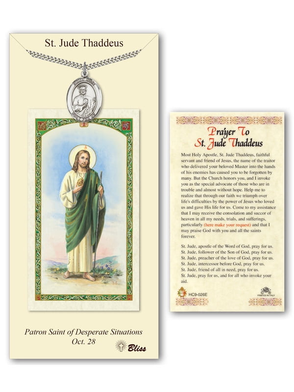 Bonyak Jewelry 18 Inch Rhodium Plated Necklace w// 4mm Light Rose Pink October Birth Month Stone Beads and Saint Bernadette Charm