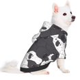 thumbnail image 2 of Fotbe Black And White Sheeps Sudadera con Estampado para Perros Pequeños – Suéter con Capucha para Mascotas, Tela Suave de Forro Polar con Bolsillo-Large, 2 of 7