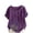 Purple, variant on Sexlip Womens Short Sleeve Top Lavender Print Side Button Design Decorative Necklace Detail Soft Fabric Relaxed Silhouette for Outdoor Relaxation Blue L
