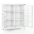 thumbnail image 4 of Acadian 39 inch Wide Solid Wood Transitional Storage Cabinet in White, 4 of 10