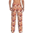 thumbnail image 3 of Daiia Skull rock record Men's Sleep Pant with Pockets and Drawstring,Pajama Pants-Medium, 3 of 9