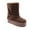 BROWN, variant on Women’s Warm Fuzzy Knit Mid-Calf Winter Snow Boots Cozy Outdoor Footwear Platform Flat Comfort Outdoor Winter Fashion Boots